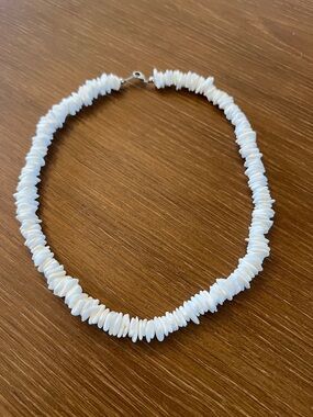 White Puka Shell Necklace